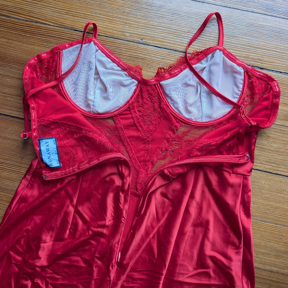 Red Lingerie Dress - Picture 12 of 12